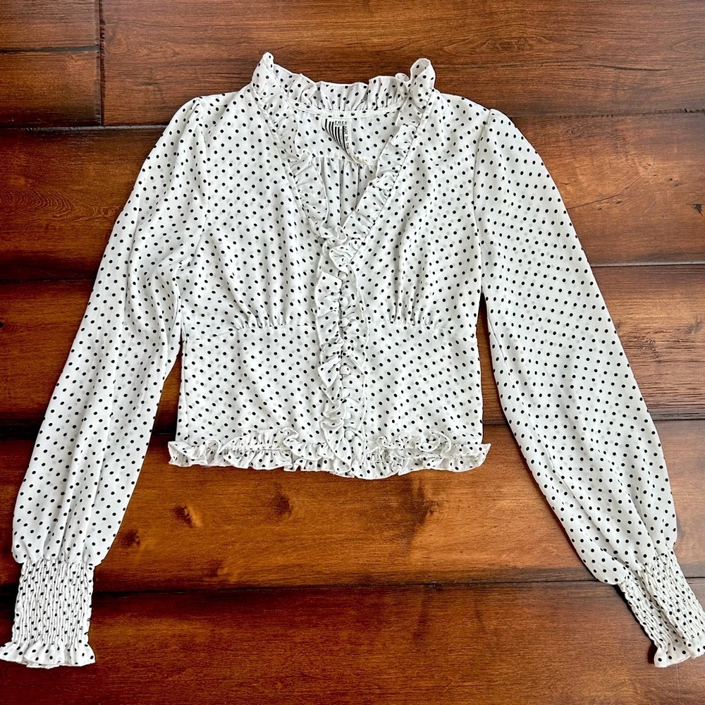 Free People Parisian blouse. Size S.